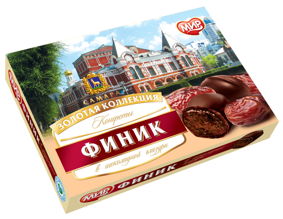  КФ МИР Финики в шоколадной глазури 160г  в Переславле-залесском