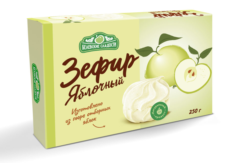  Зефир белевский "Яблочный" 250г в Переславле-залесском